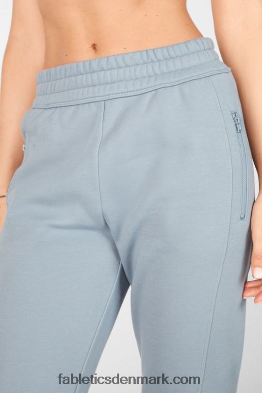 Fabletics Kvinder amelia slim sweatpants ii PNX2T203 skifergrøn/citroncreme