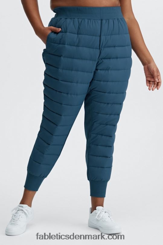 Fabletics Kvinder aspen puffer jogger PNX2T162 klassisk kirsebær/klassisk hvid