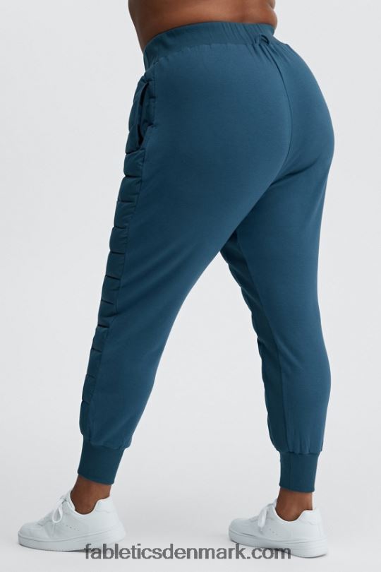 Fabletics Kvinder aspen puffer jogger PNX2T162 klassisk kirsebær/klassisk hvid