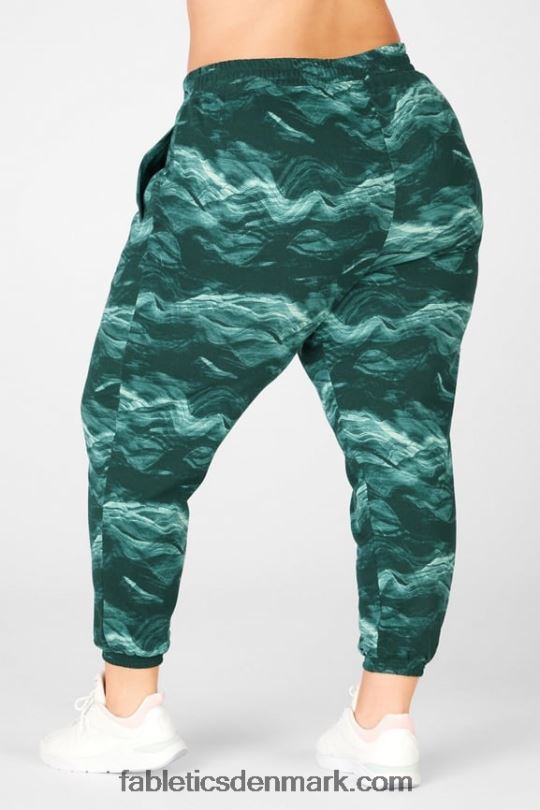 Fabletics Kvinder cloe slim sweatpants PNX2T208 ekstrem royal/pink escape/grafik