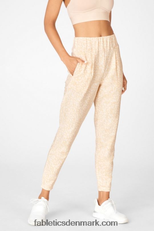 Fabletics Kvinder cloe slim sweatpants PNX2T229 rust/ørkenrose/perle pink