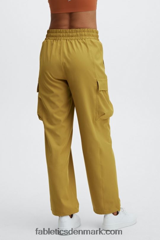 Fabletics Kvinder eleanor cargo træningsbukser PNX2T176 mineralgrå/jordbærrød