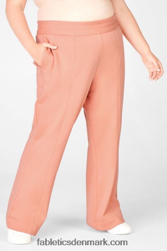 Fabletics Kvinder flare jogger PNX2T139 sort/reflekterende sølv