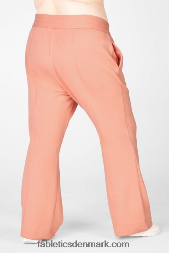 Fabletics Kvinder flare jogger PNX2T139 sort/reflekterende sølv