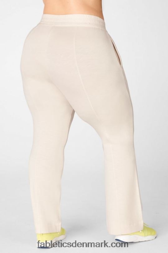 Fabletics Kvinder flare jogger PNX2T214 sort/klassisk hvid