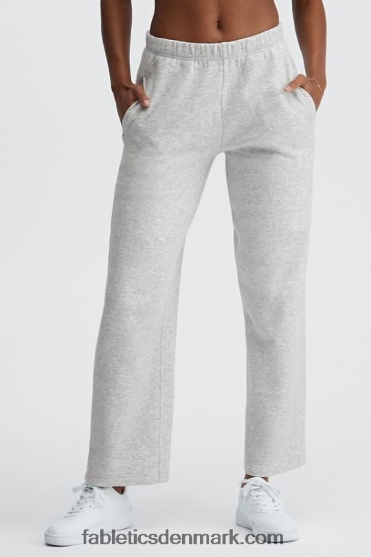 Fabletics Kvinder gå til joggingbukser med brede ben PNX2T111 beton/silke