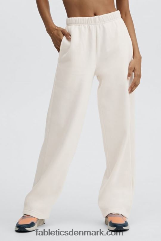 Fabletics Kvinder gå til joggingbukser med brede ben PNX2T112 birketræ/ægte krikand/orange udbrud