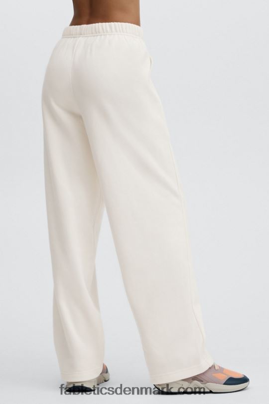 Fabletics Kvinder gå til joggingbukser med brede ben PNX2T112 birketræ/ægte krikand/orange udbrud