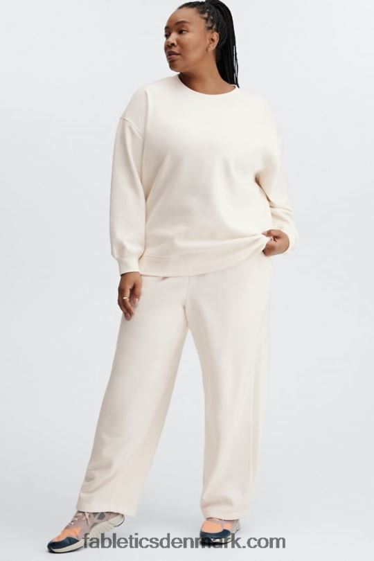 Fabletics Kvinder gå til joggingbukser med brede ben PNX2T113 birketræ/ægte krikand/orange udbrud