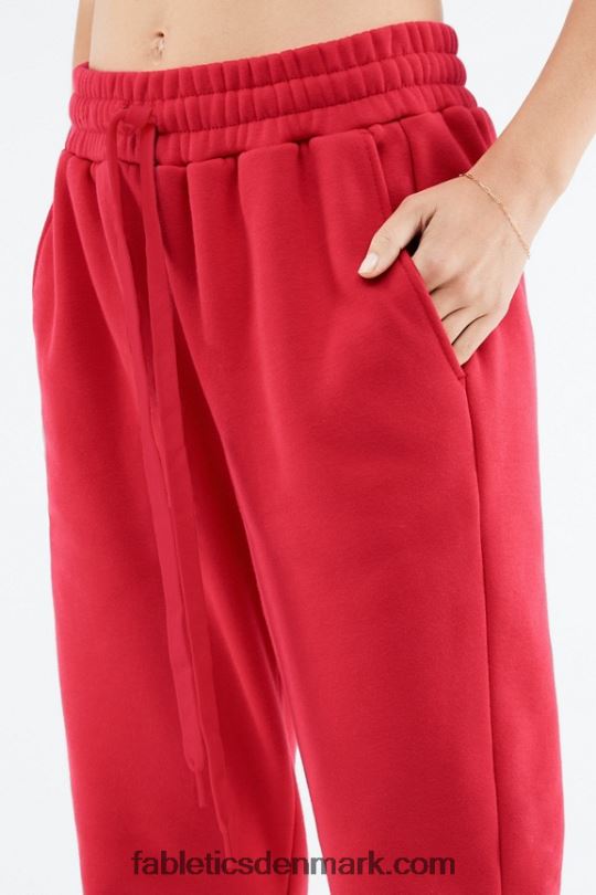 Fabletics Kvinder gå til klassiske joggingbukser PNX2T174 elektrisk rose/bølget gepard