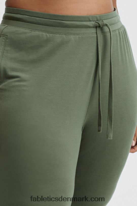 Fabletics Kvinder gå til konisk jogger PNX2T144 passion orange/klassisk hvid
