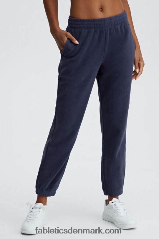 Fabletics Kvinder go-to joggingbukser i polar fleece PNX2T183 sorbet/muslingeskal