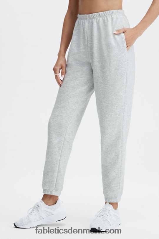 Fabletics Kvinder go-to slim joggingbukser PNX2T134 sort/reflekterende sølv