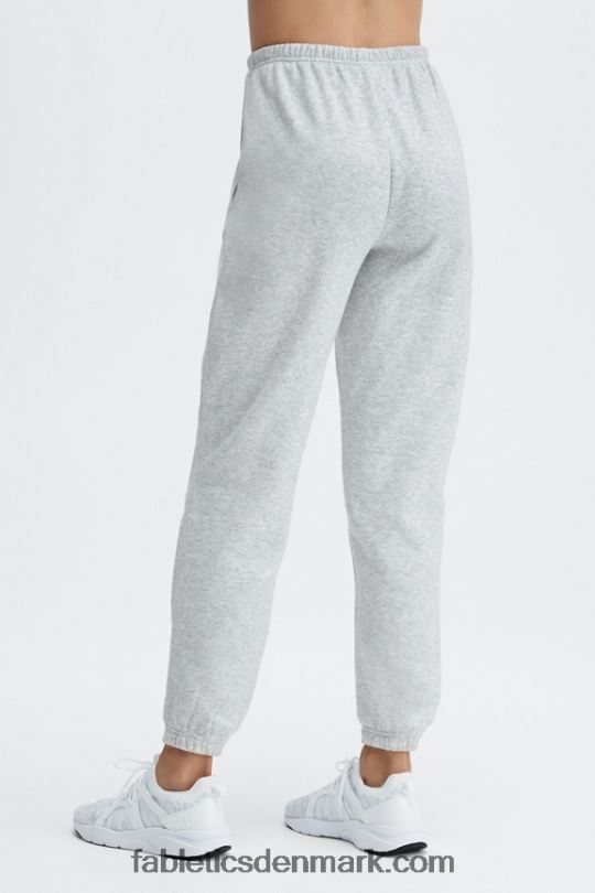 Fabletics Kvinder go-to slim joggingbukser PNX2T134 sort/reflekterende sølv