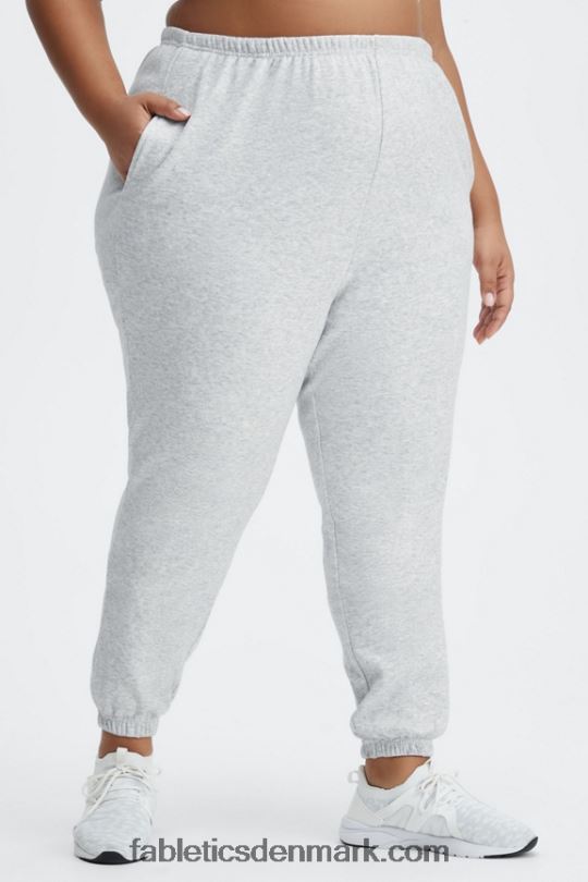Fabletics Kvinder go-to slim joggingbukser PNX2T135 sort/reflekterende sølv