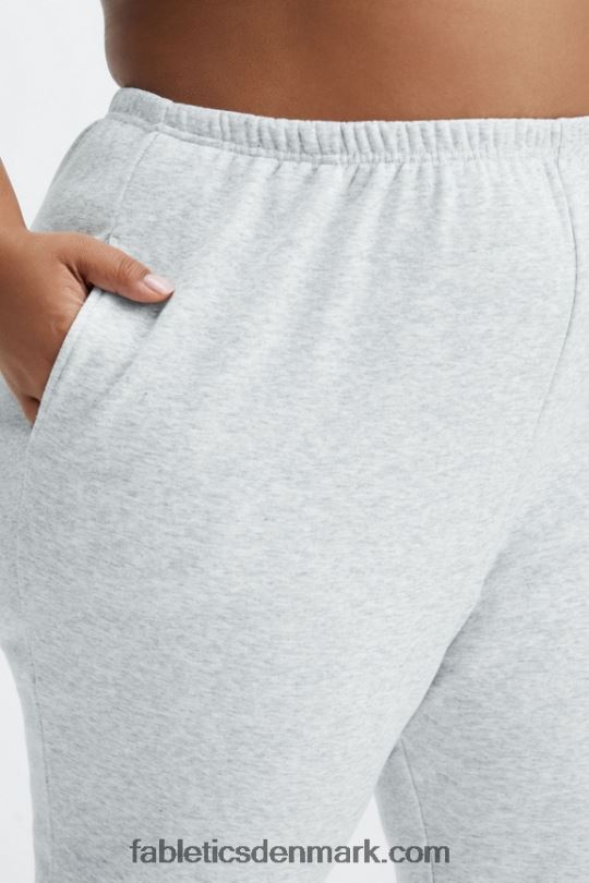 Fabletics Kvinder go-to slim joggingbukser PNX2T135 sort/reflekterende sølv