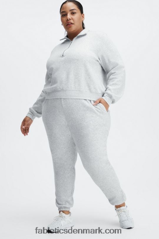 Fabletics Kvinder go-to slim joggingbukser PNX2T135 sort/reflekterende sølv