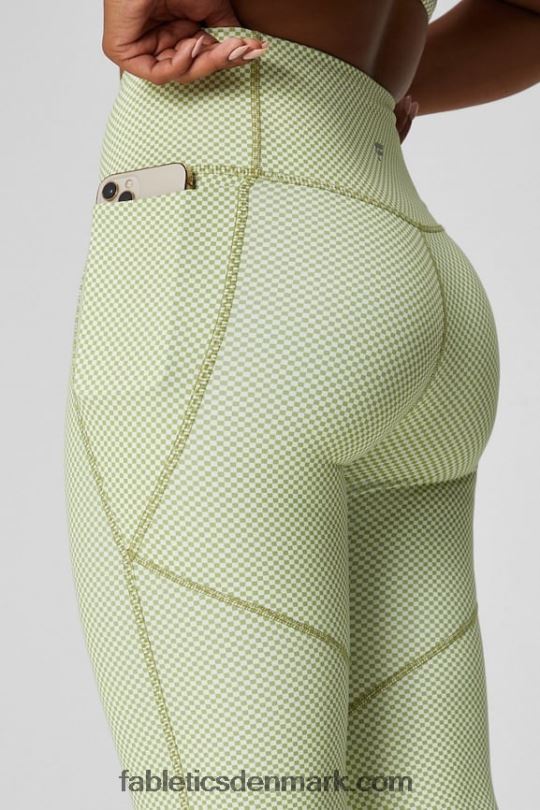 Fabletics Kvinder højtaljet crossover flare PNX2T43 dyb marineblå/elektrisk blå