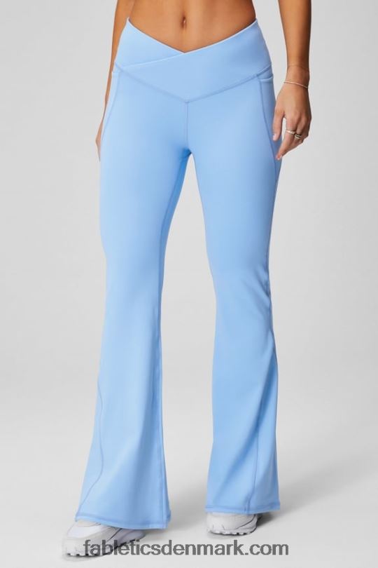 Fabletics Kvinder højtaljet crossover flare PNX2T44 sort/røget