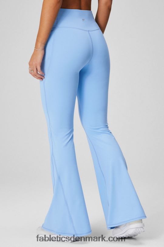 Fabletics Kvinder højtaljet crossover flare PNX2T44 sort/røget