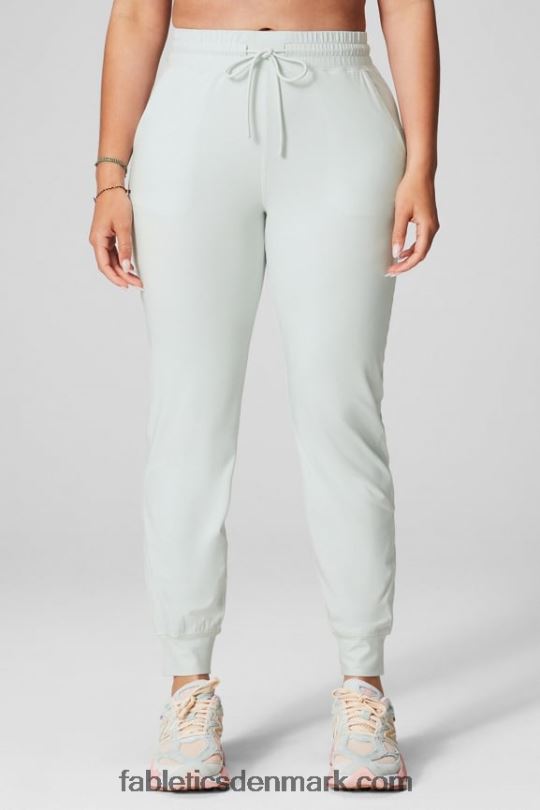 Fabletics Kvinder højtaljet performance jogger PNX2T37 lysegrå lyng/latte