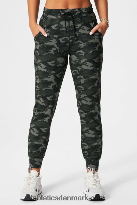 Fabletics Kvinder højtaljet performance jogger PNX2T38 kastanje/gaia/skal