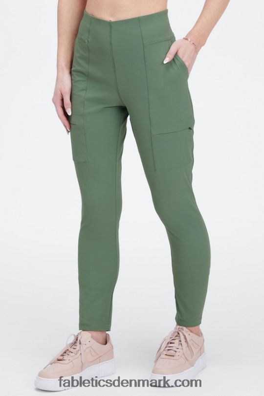Fabletics Kvinder hybrid cargo bukser PNX2T114 ørken/blå sten