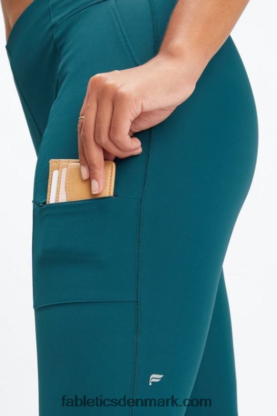 Fabletics Kvinder hybrid cargo bukser PNX2T116 surf blue/cherry burst