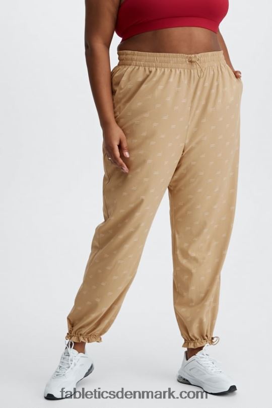 Fabletics Kvinder iggy vævede bukser PNX2T130 krystalblå/persimmon