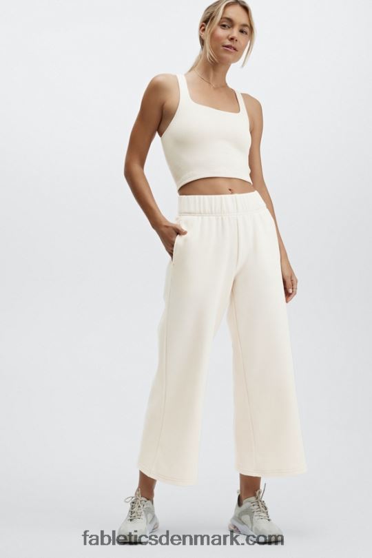 Fabletics Kvinder jamie bukser med brede ben PNX2T191 hvid/citrondråbe/orange sorbet