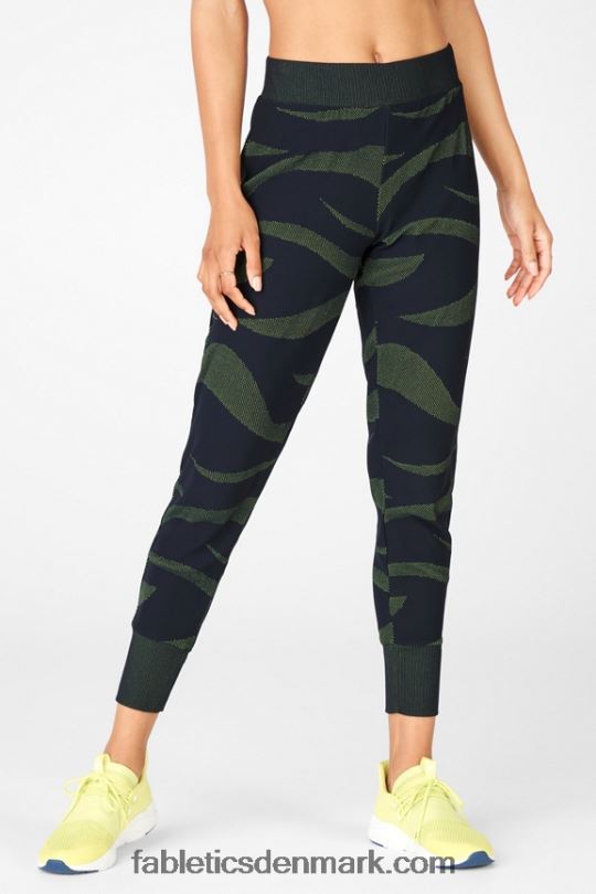 Fabletics Kvinder joelle jacquard jogger PNX2T215 plys pink/sort