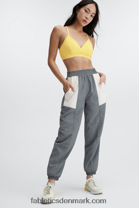 Fabletics Kvinder kickback tofarvet træningsbuks PNX2T127 sukkerblomme/sort prik