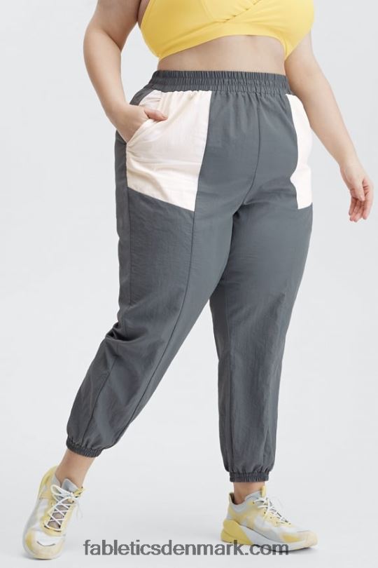 Fabletics Kvinder kickback tofarvet træningsbuks PNX2T128 sukkerblomme/sort prik
