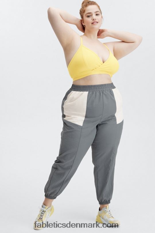 Fabletics Kvinder kickback tofarvet træningsbuks PNX2T128 sukkerblomme/sort prik