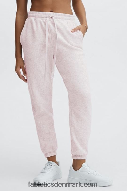 Fabletics Kvinder øko go-to klassisk sweatpants PNX2T84 koralleopard/lyserød smørcreme/sukkerlime