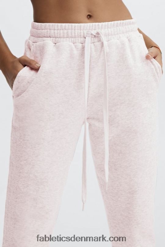 Fabletics Kvinder øko go-to klassisk sweatpants PNX2T84 koralleopard/lyserød smørcreme/sukkerlime