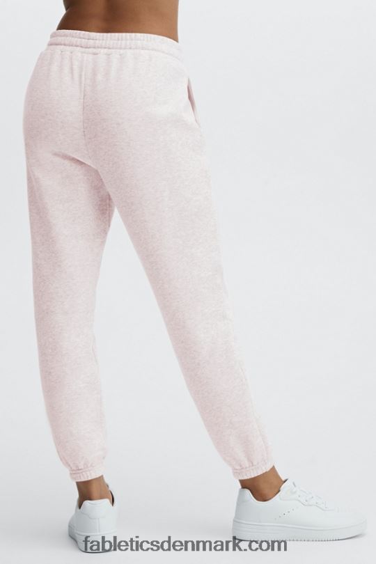 Fabletics Kvinder øko go-to klassisk sweatpants PNX2T84 koralleopard/lyserød smørcreme/sukkerlime