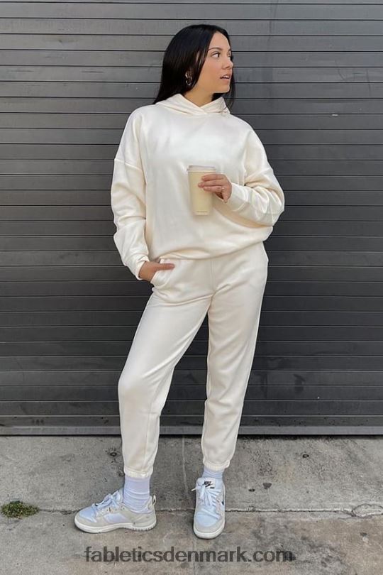 Fabletics Kvinder øko go-to klassisk sweatpants PNX2T88 havre/spire