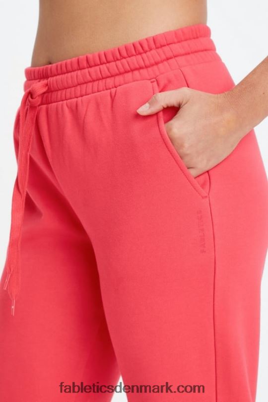 Fabletics Kvinder øko go-to klassisk sweatpants PNX2T91 sort/brændt okker bølget løve