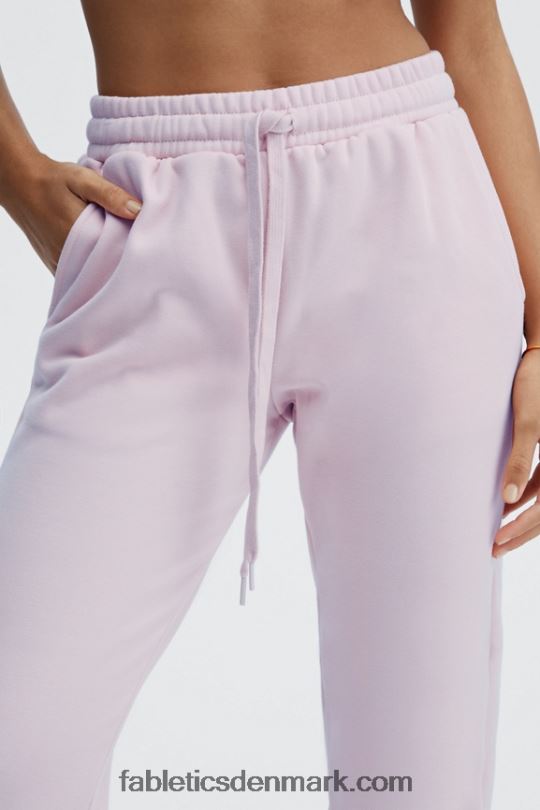 Fabletics Kvinder øko go-to klassisk sweatpants PNX2T94 sort/citron creme