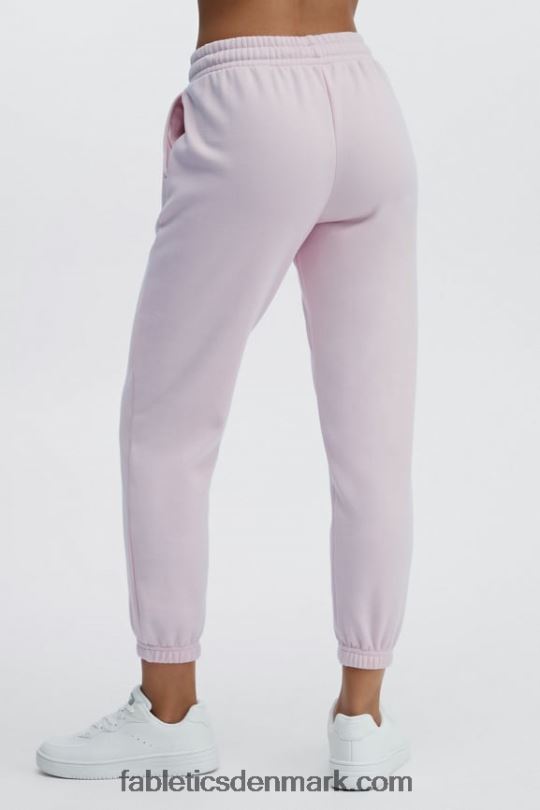 Fabletics Kvinder øko go-to klassisk sweatpants PNX2T94 sort/citron creme