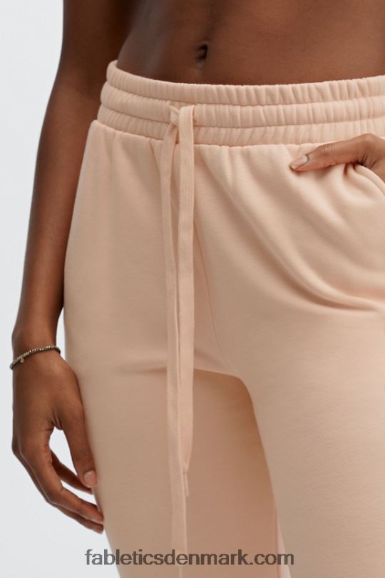 Fabletics Kvinder øko go-to klassisk sweatpants PNX2T95 sort/citron creme