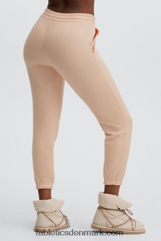 Fabletics Kvinder øko go-to klassisk sweatpants PNX2T95 sort/citron creme