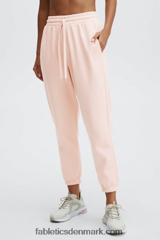 Fabletics Kvinder øko go-to klassisk sweatpants PNX2T97 fransk stribe/passion orange