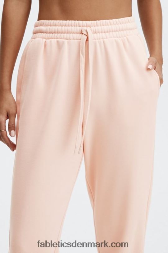 Fabletics Kvinder øko go-to klassisk sweatpants PNX2T97 fransk stribe/passion orange