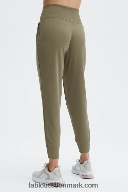 Fabletics Kvinder øko slank strikbuks med snoretræk PNX2T100 terrazzo/reflekterende logo
