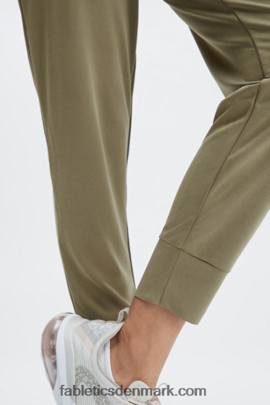 Fabletics Kvinder øko slank strikbuks med snoretræk PNX2T100 terrazzo/reflekterende logo