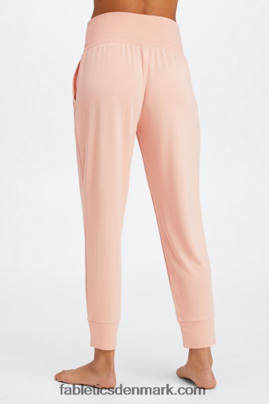 Fabletics Kvinder øko slank strikbuks med snoretræk PNX2T98 soft shell/reflekterende logo