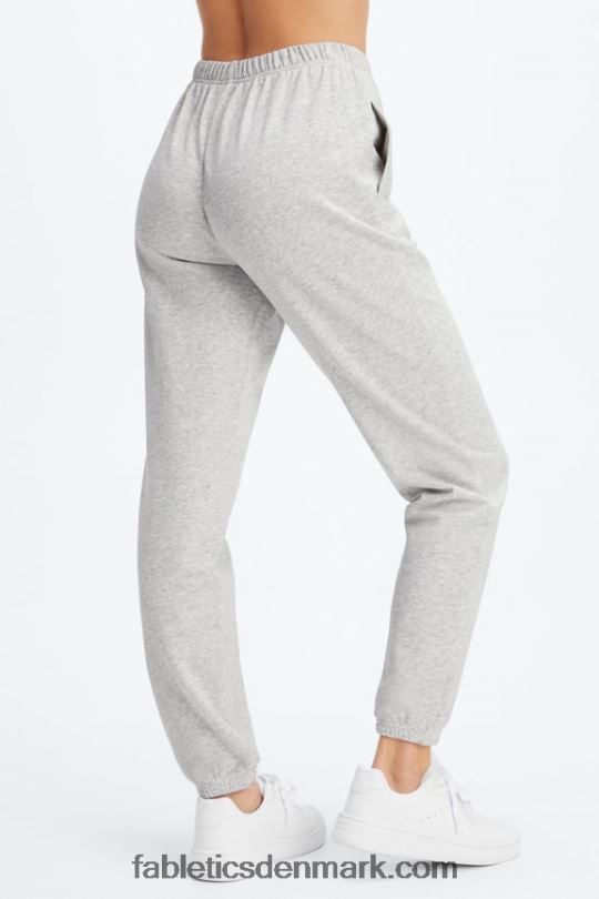 Fabletics Kvinder letvægts go-to slim joggingbukser PNX2T106 dyb marineblå/citroncreme