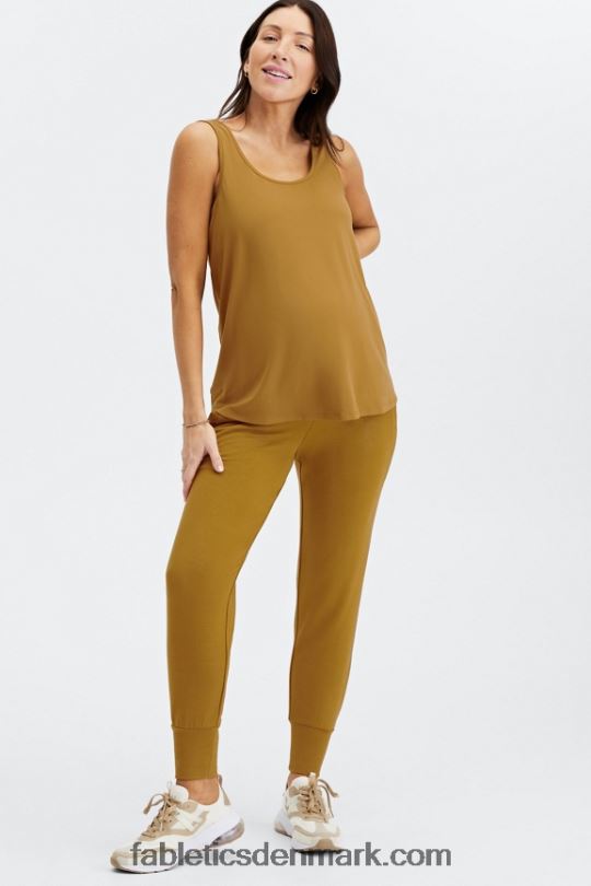 Fabletics Kvinder lounge frotté gravid jogger PNX2T178 hvid/mikroprik/plettet